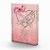 母と子のイラストレーション（詩あり） フォトブロック (右)