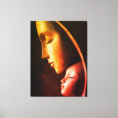 母と子のウォールアート キャンバスプリント (正面)