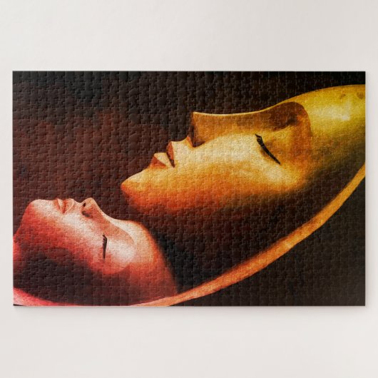 母と子のウォールアート ジグソーパズル (横)