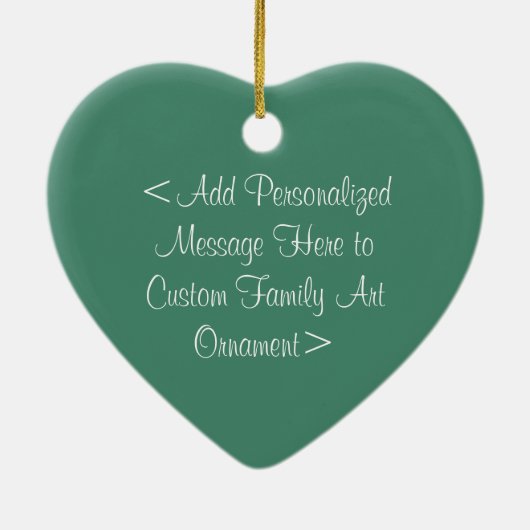 母と子のカスタムオーナメント セラミックオーナメント (裏面)