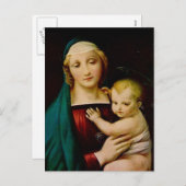 母と子のクリスマスポストカード シーズンポストカード (正面/裏面)