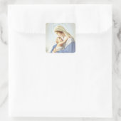 母と子のステッカー スクエアシール (バッグ)