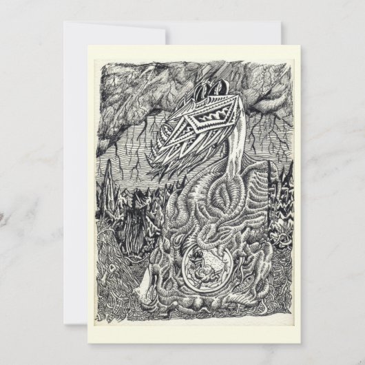 母と子のフラットカード (正面)