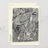 母と子のフラットカード (正面/裏面)