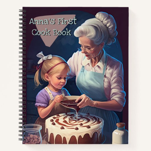 母と子のベーキングカスタム、レシピ ノートブック (正面)