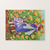 母と子の妖精ケシ畑ユニコーンおもちゃ ジグソーパズル (横)