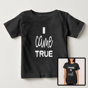 母と子の娘が真来の望み ベビーTシャツ