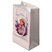 母と子の幸せな母の日 スモールペーパーバッグ (正面アングル)