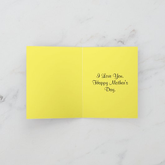 母と子の母の日カード カード (内部)