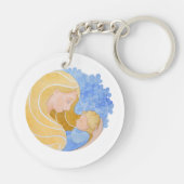 母と子の母の日 |キーチェーン キーホルダー (裏面)