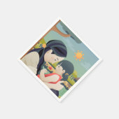 母と子の母の日 |ナプキン スタンダードカクテルナプキン (角)