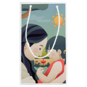 母と子の母の日 |抱き枕 スモールペーパーバッグ (裏面)