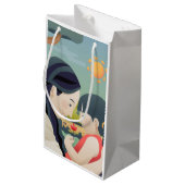 母と子の母の日 |抱き枕 スモールペーパーバッグ (裏面アングル)