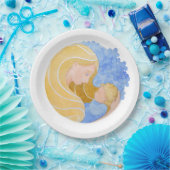 母と子の母の日 |紙プレート ペーパープレート (パーティー)