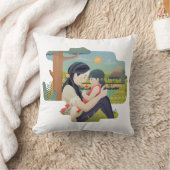 母と子の母の日 |装飾用クッション クッション (ブランケット)