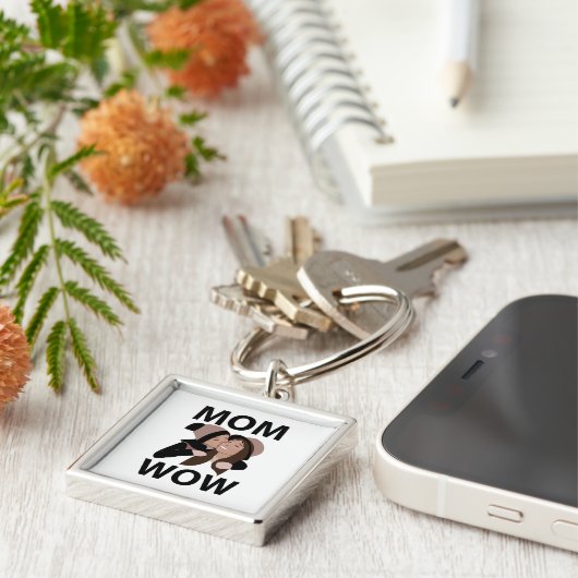 母と子の母 キーホルダー (側面)