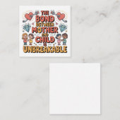 母と子の絆は壊れない ノートカード (正面/裏面)