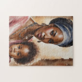 母と子の静穏 ジグソーパズル (横)