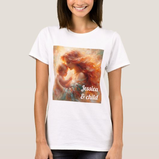母と子のTシャツ Tシャツ (正面)