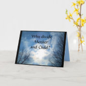 母と子を分ける理由?悔やみや弔慰カード カード (黄色い花)