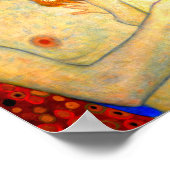 母と子バイグスタフクリムトアールヌーボー ポスター (角)