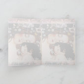 母と子バイグスタフクリムトコラージュ カード (内部)