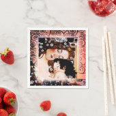 母と子バイグスタフクリムトコラージュ スタンダードカクテルナプキン (インサイチュ)