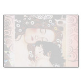 母と子バイグスタフクリムトコラージュ テーブルナンバー (裏面)