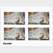 母と子バイグスタフクリムト 長方形シール (シート)