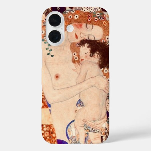 母と子バイグスタフクリムト Case-Mate iPhoneケース (裏面)