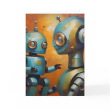 母と子ロボット。