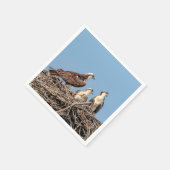 母と子供たち スタンダードカクテルナプキン (角)