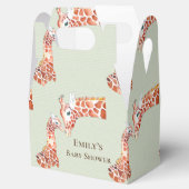 母と子供キリン赤ちゃんシャワー フェイバーボックス (オープン)