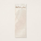 母と子供コラージュのクリスマスギフトタグ (裏面)