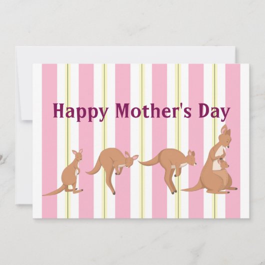 母と子供フラットホリデーカード シーズンカード (正面)