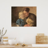 母と子供by Ancher ポスター (キッチン)