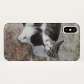母と子供iPhone X,かろうじてTherePhoneCase Case-Mate iPhoneケース (裏面(横))