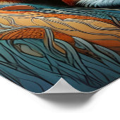 母と子狐 ポスター (角)