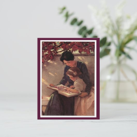 母と子読の ポストカード (スタンド正面)