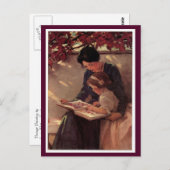 母と子読の ポストカード (正面/裏面)