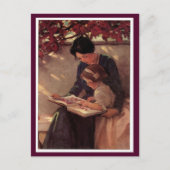 母と子読の ポストカード (正面)