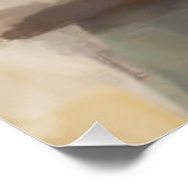 母と子調和の愛抽象芸術ウォールアート ポスター (コーナー)