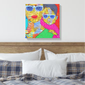 母と子 キャンバスプリント (インサイチュ (寝室))