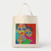 母と子 トートバッグ (正面)