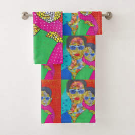 母と子 バスタオルセット