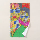 母と子 バスタオルセット (ハンドタオル)