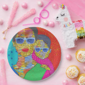 母と子 ペーパープレート (パーティー)