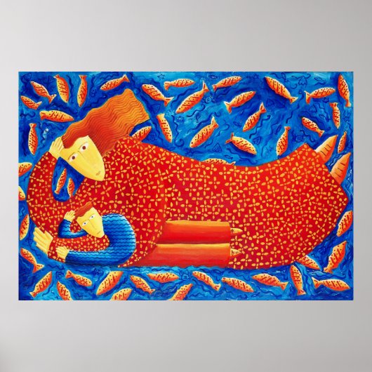 母と子 ポスター (正面)