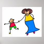 母と子 ポスター (正面)