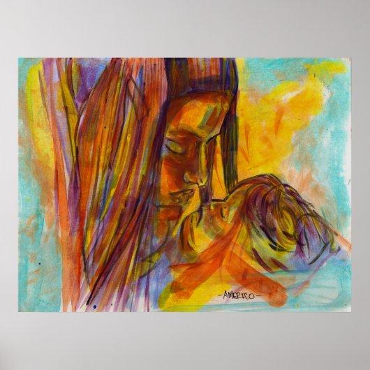 母と子 ポスター (正面)